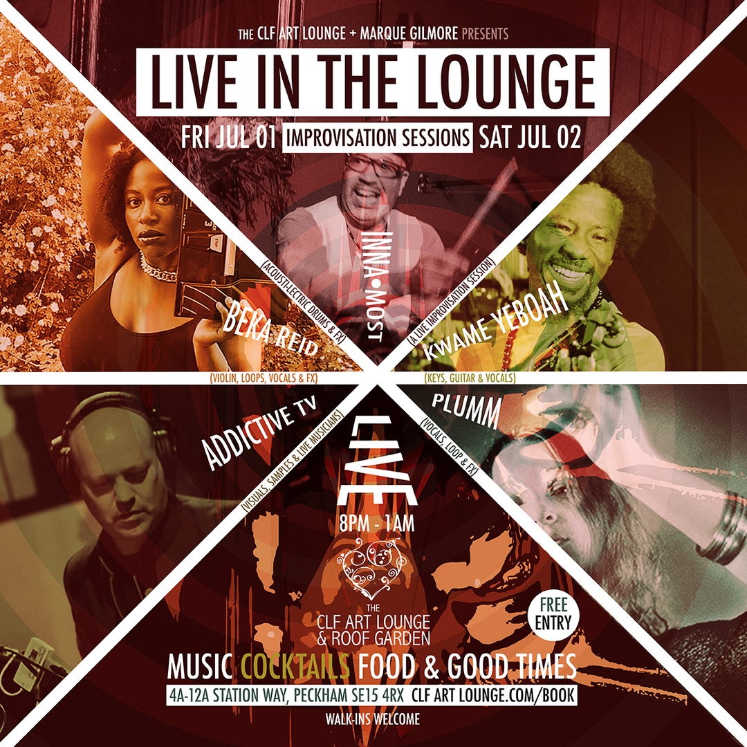 Marque Gilmore + Special Guests Live In The Lounge (Improvisation Sessions), Free Entry, London, England, United Kingdom