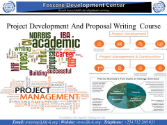Project Development And Proposal Writing Course