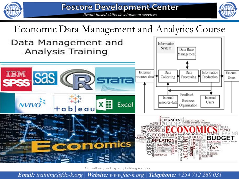 Economic Data Management and Analytics Course, Nairobi, Nairobi County,Nairobi,Kenya