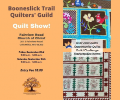Booneslick Trail Quilters' Guild - 2022 Quilt Show