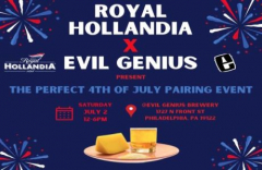 Royal Hollandia Cheese X Evil Genius Brewery: The Perfect 4th of July Pairing Event