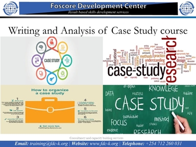 Writing and Analysis of Case Study course, Nairobi, Nairobi County,Nairobi,Kenya