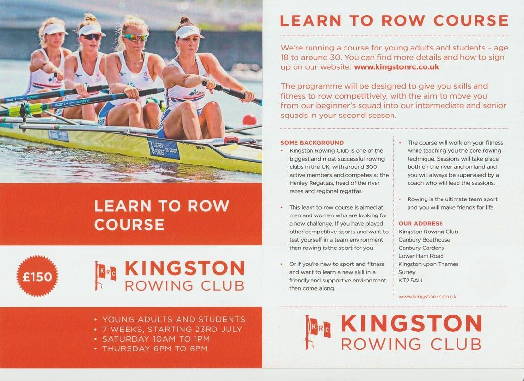 Kingston Rowing Club - Learn to Row, Greater London, England, United Kingdom