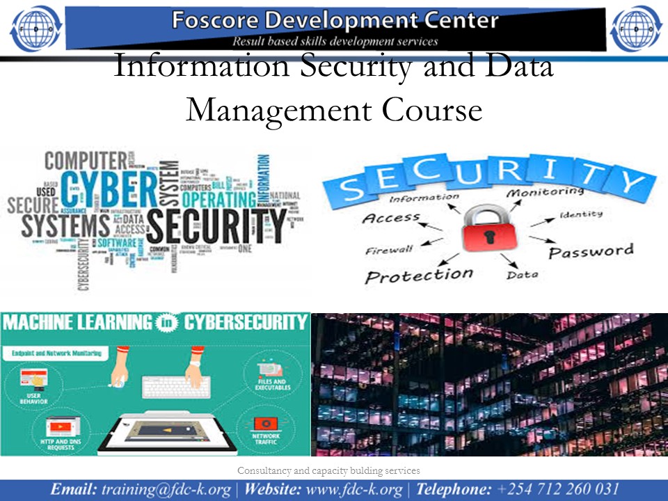 Information Security and Data Management Course, Nairobi, Nairobi County,Nairobi,Kenya