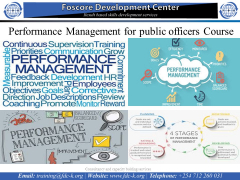 Performance Management for public officers