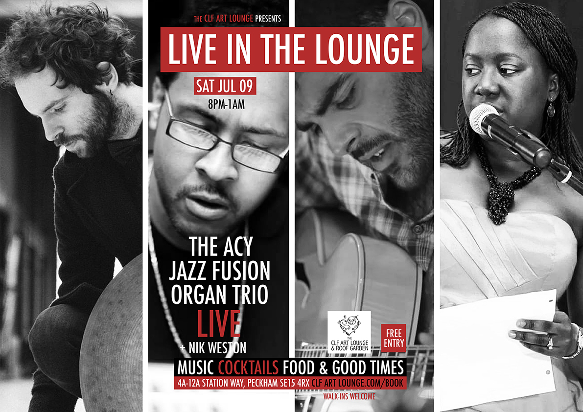 The ACY Jazz Fusion Organ Trio feat Anneta Young, Free Entry, Greater London, England, United Kingdom