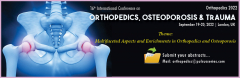 16th International Conference on Orthopedics, Osteoporosis & Trauma