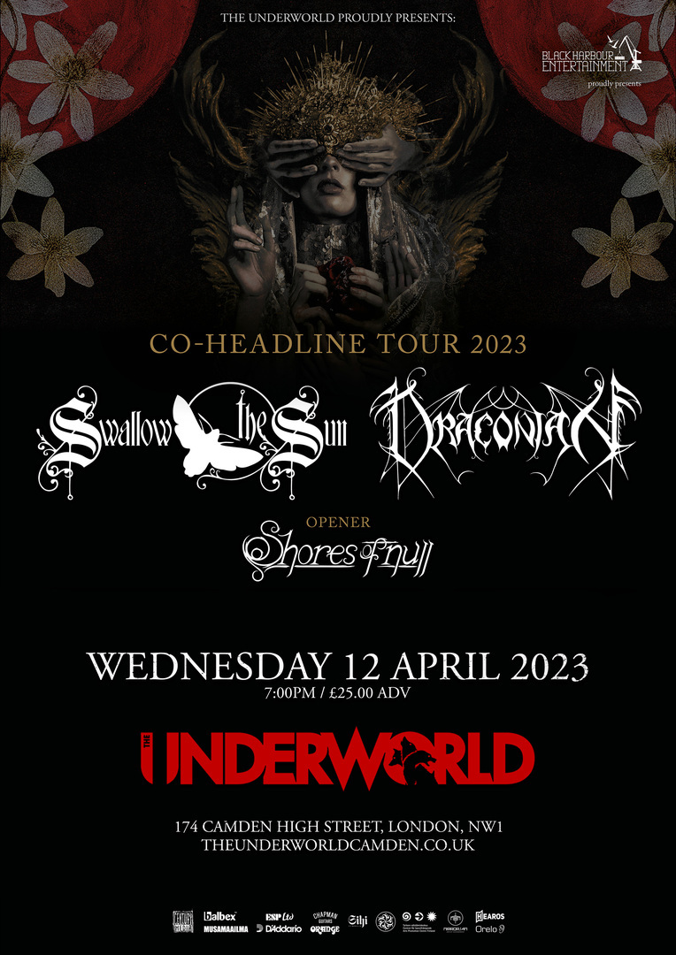 SWALLOW THE SUN // DRACONIAN at The Underworld - London, London, England, United Kingdom