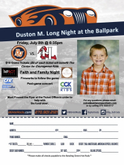 Duston M. Long at the Ballpark