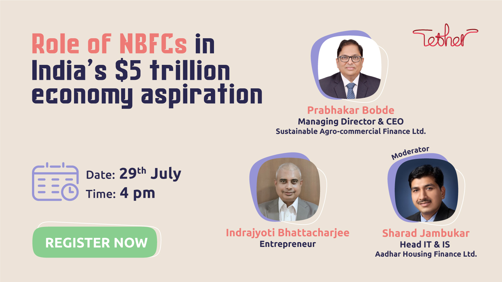 Role of NBFCs in India’s $5 trillion economy aspiration, Online Event