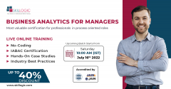 BUSINESS ANALYTICS FOR MANAGERS CERTIFICATION