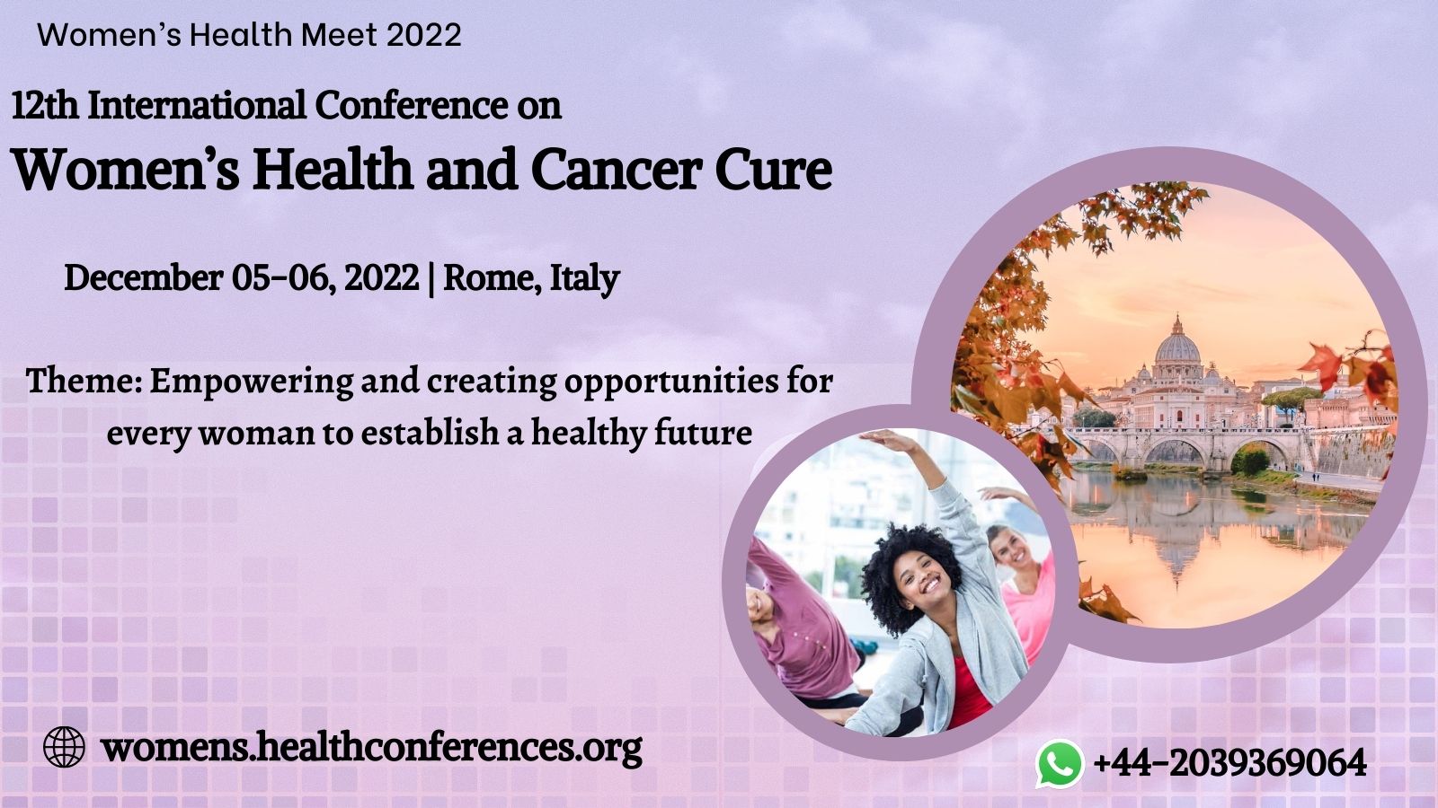 12th International Conference on Women’s Health and Cancer Cure, Online Event
