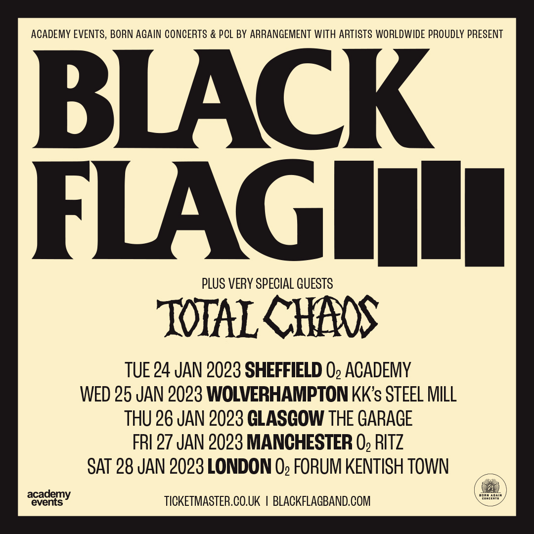 BLACK FLAG at O2 Ritz - Manchester, Greater Manchester, England, United Kingdom