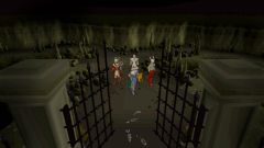 The game is a cross between Old School RuneScape offering players