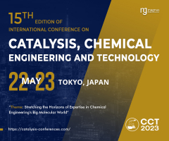 15th Edition of International Conference on Catalysis, Chemical Engineering and Technology” (CCT 2023).