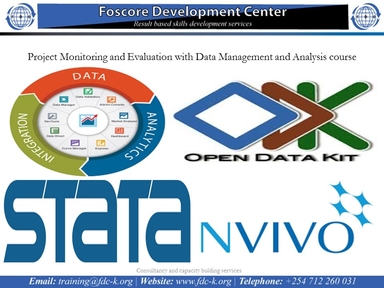 Project Monitoring and Evaluation with Data Management and Analysis course, Nairobi, Nairobi County,Nairobi,Kenya