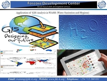 Application of GIS Analysis in WASH (Water Sanitation and Hygiene) Programmes Course, Nairobi, Nairobi County,Nairobi,Kenya