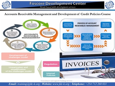 Accounts Receivable Management and Development of Credit Policies Course, Nairobi, Nairobi County,Nairobi,Kenya