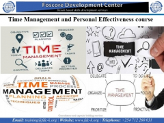 Time Management and Personal Effectiveness course