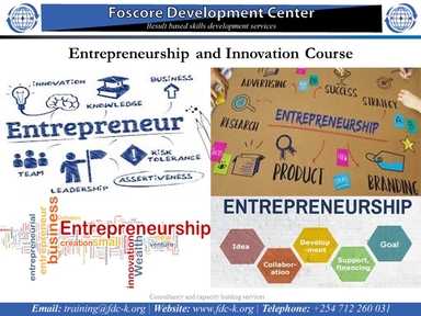 Entrepreneurship and Innovation Course, Mombasa city, Mombasa county,Mombasa,Kenya