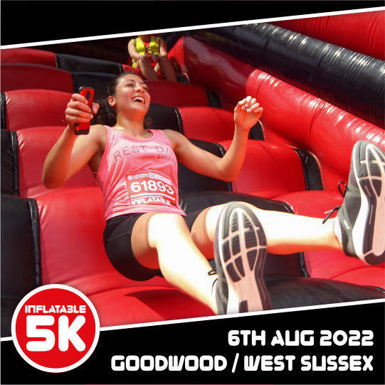 Inflatable 5K Goodwood, West Sussex 2022, West Sussex, England, United Kingdom