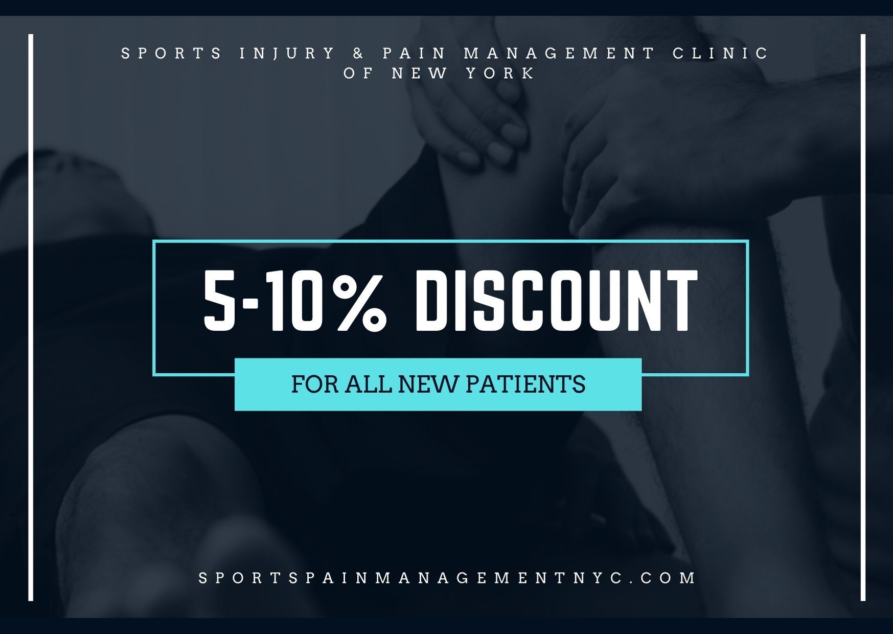 Sports Injury & Pain Management Clinic of New York offers a discount., New York, United States