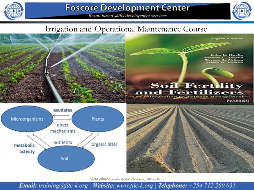 Irrigation and Operational Maintenance Course, Nairobi, Nairobi County,Nairobi,Kenya