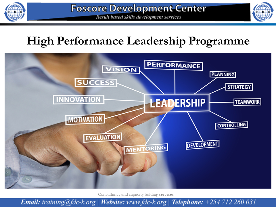 High Performance Leadership Programme, Mombasa city, Mombasa county,Mombasa,Kenya