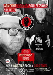 Mellow, Mellow, Right ON! with Richio Suzuki and Soul Affair DJs, Free Entry