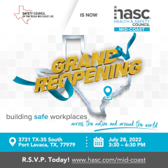 Join us for the HASC Mid-Coast Grand Reopening a ribbon-cutting celebration on Thursday, July 28th!