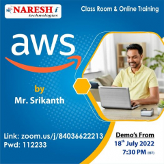 Attend Free Online Demo On AWS By Mr. Srikanth