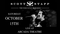 Scott Stapp Voice of Creed Live at The Arcada Theatre, Saint Charles- Saturday, October 15th