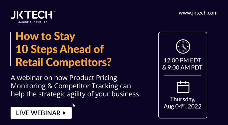 Webinar - How to Stay 10 Steps Ahead of Retail Competitors?, Online Event