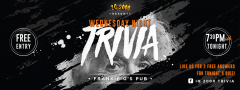 Wednesday Night Trivia at Frankie G's Pub