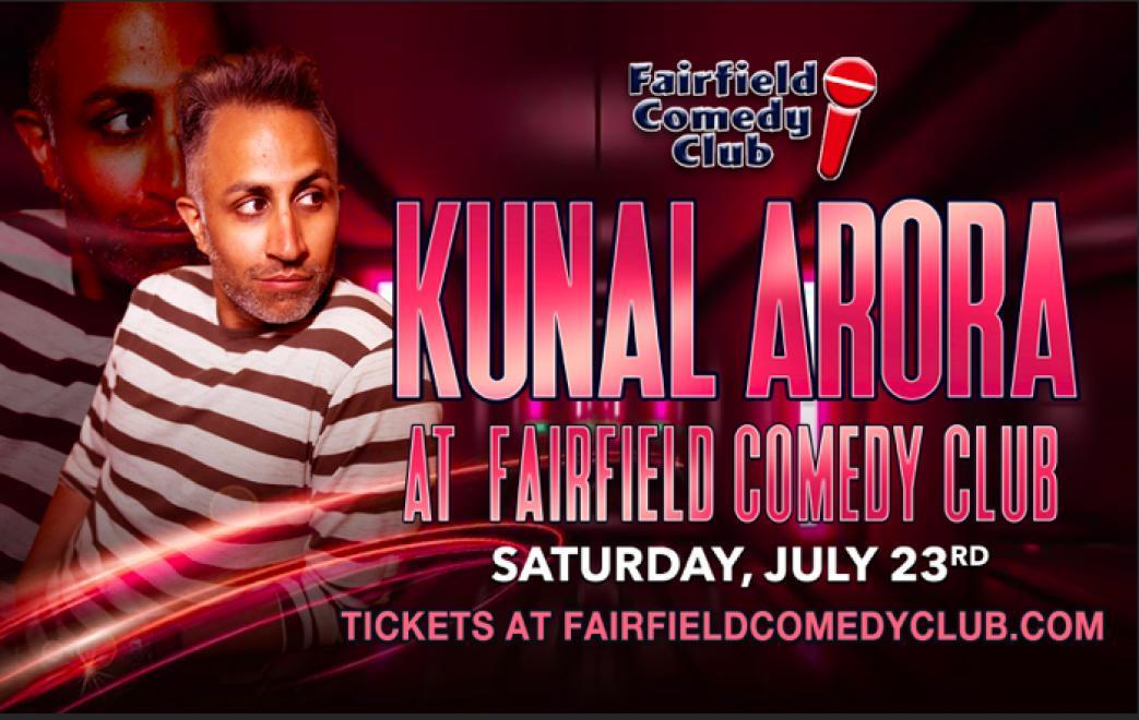 Kunal Arora at the Fairfield Comedy Club, Fairfield, Connecticut, United States