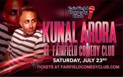 Kunal Arora at the Fairfield Comedy Club