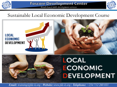Sustainable Local Economic Development Course 1