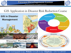 GIS Application in Disaster Risk Reduction Course