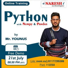 Attend Free Online Demo On Python By Mr. Younus