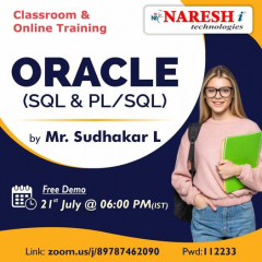Attend Free Online Demo On Oracle by Mr. Sudhakar L