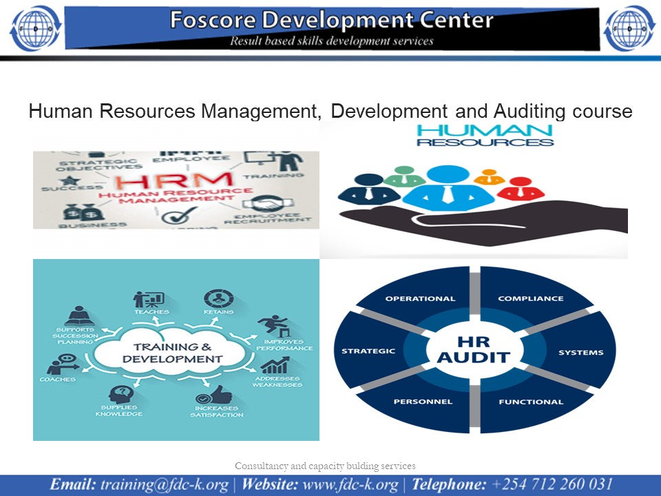 Human Resources Management, Development and Auditing course, Nairobi, Nairobi County,Nairobi,Kenya