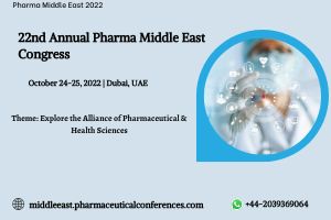 22nd Annual Pharma Middle East Congress, Dubai, United Arab Emirates