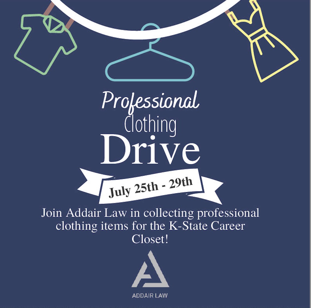 Dress For Success Clothing Drive, Riley, Kansas, United States