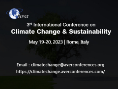 3rd International Conference on Climate Change & Sustainability