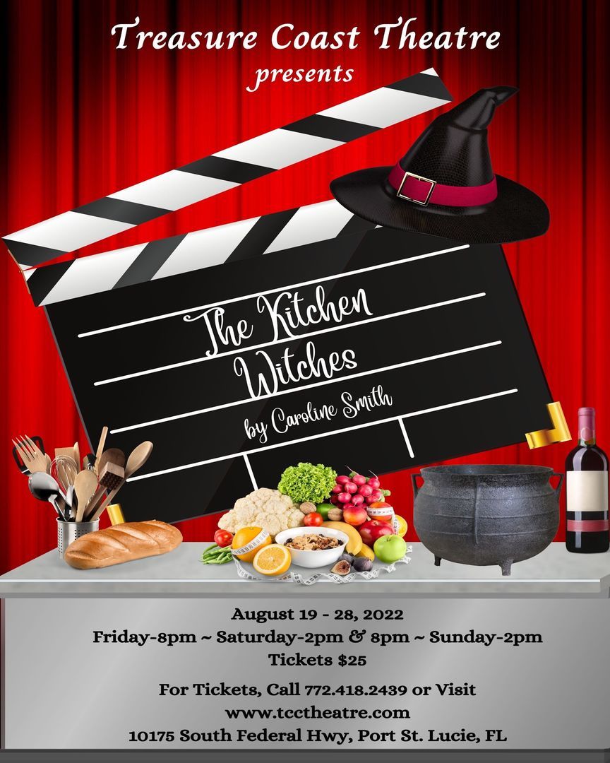 Treasure Coast Theatre presents the hilarious comedy, "The Kitchen Witches", Port St. Lucie, Florida, United States
