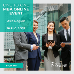 IT IS TIME TO TRANSFORM YOUR CAREER! DISCOVER YOUR MBA ON 20 AUGUST OR 6 SEPTEMBER!