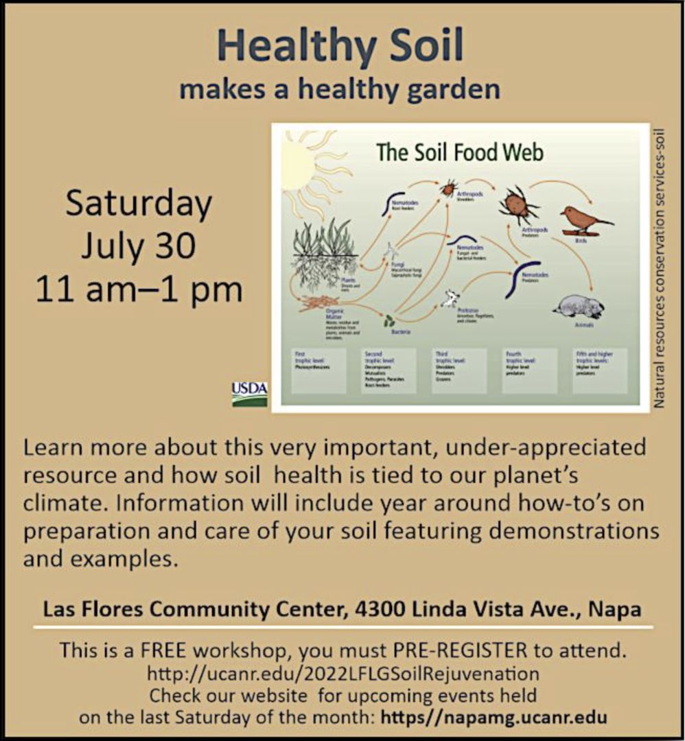 Master Gardeners Workshop on Soil: Rejuvenating and Maintaining Healthy Soil., Napa, California, United States