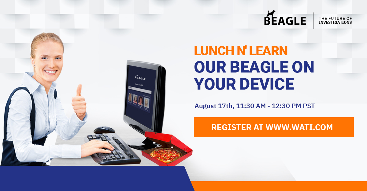 Lunch n’ learn: Our Beagle on your device, Online Event