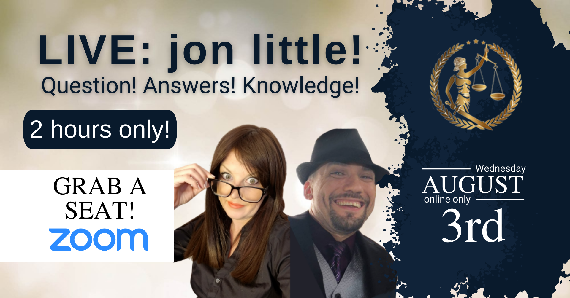 Q&A Live w/jon little, Online Event