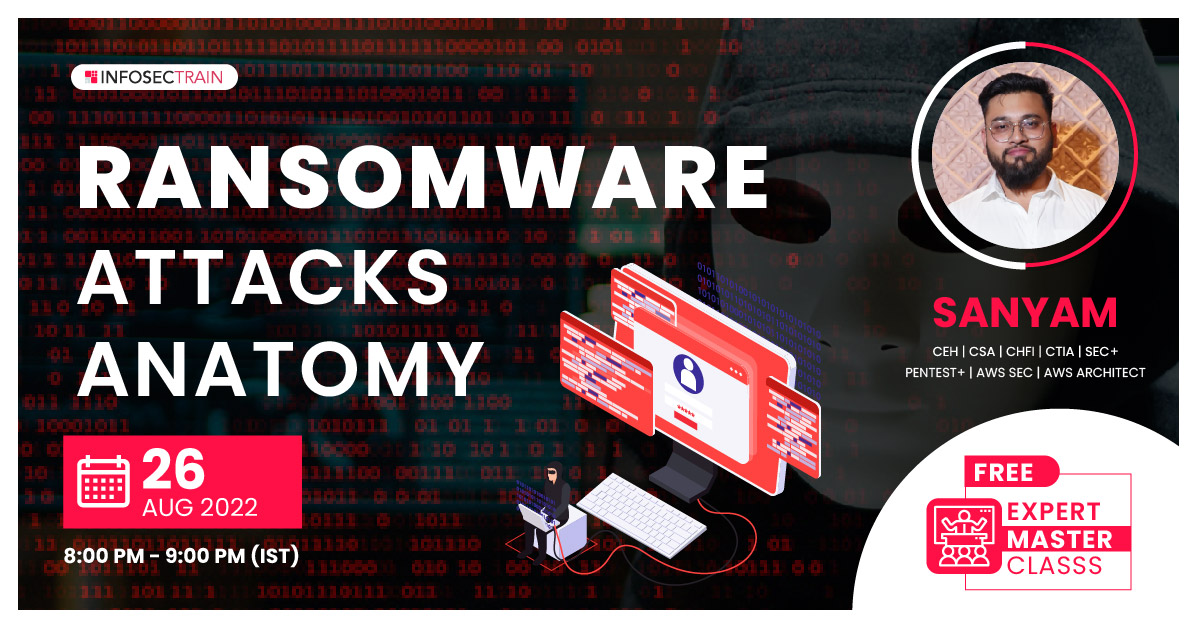 Expert Masterclass : Ransomware Attacks Anatomy, Online Event
